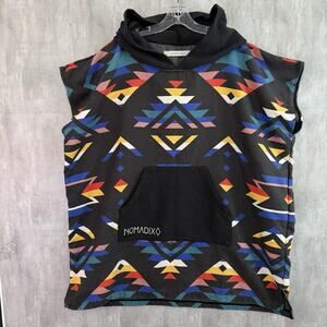 Nomadix Youth Size Changing Poncho Unisex Cascades Multi Hooded Geometric Beach